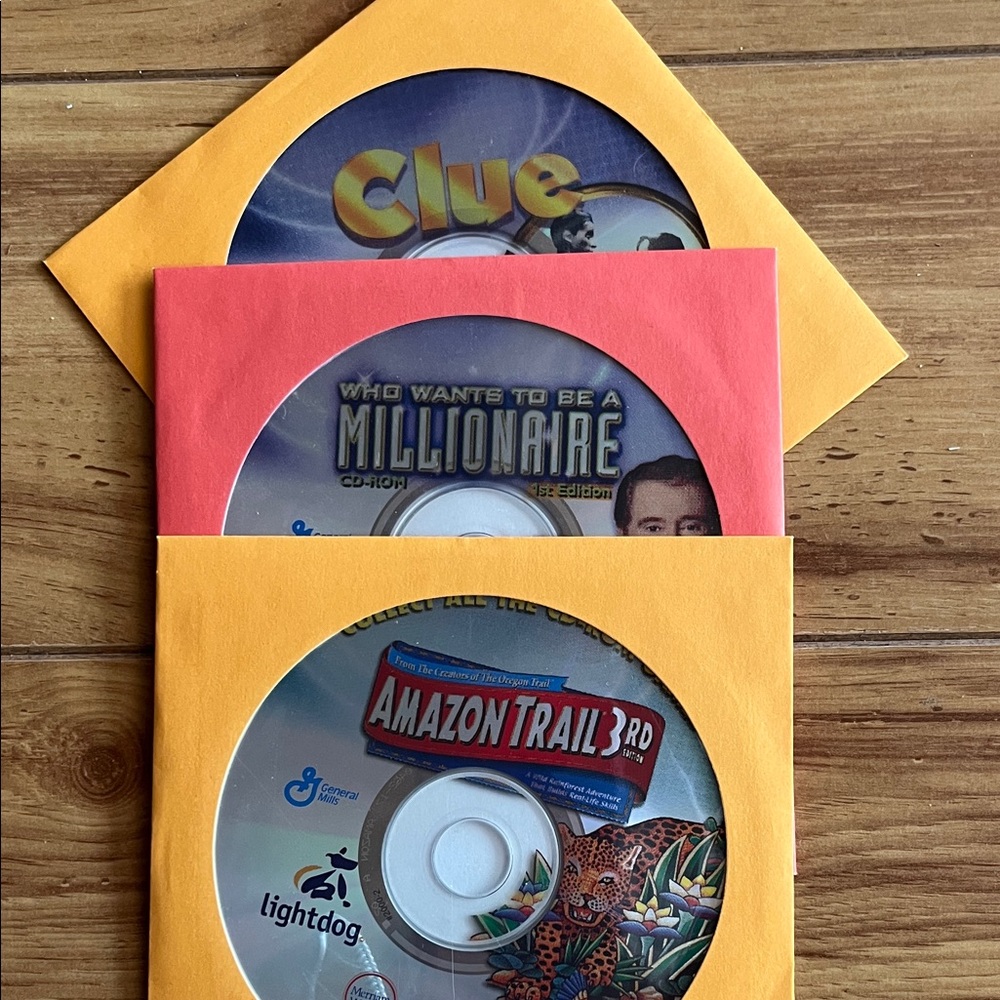 Set of Three PC Game CDs